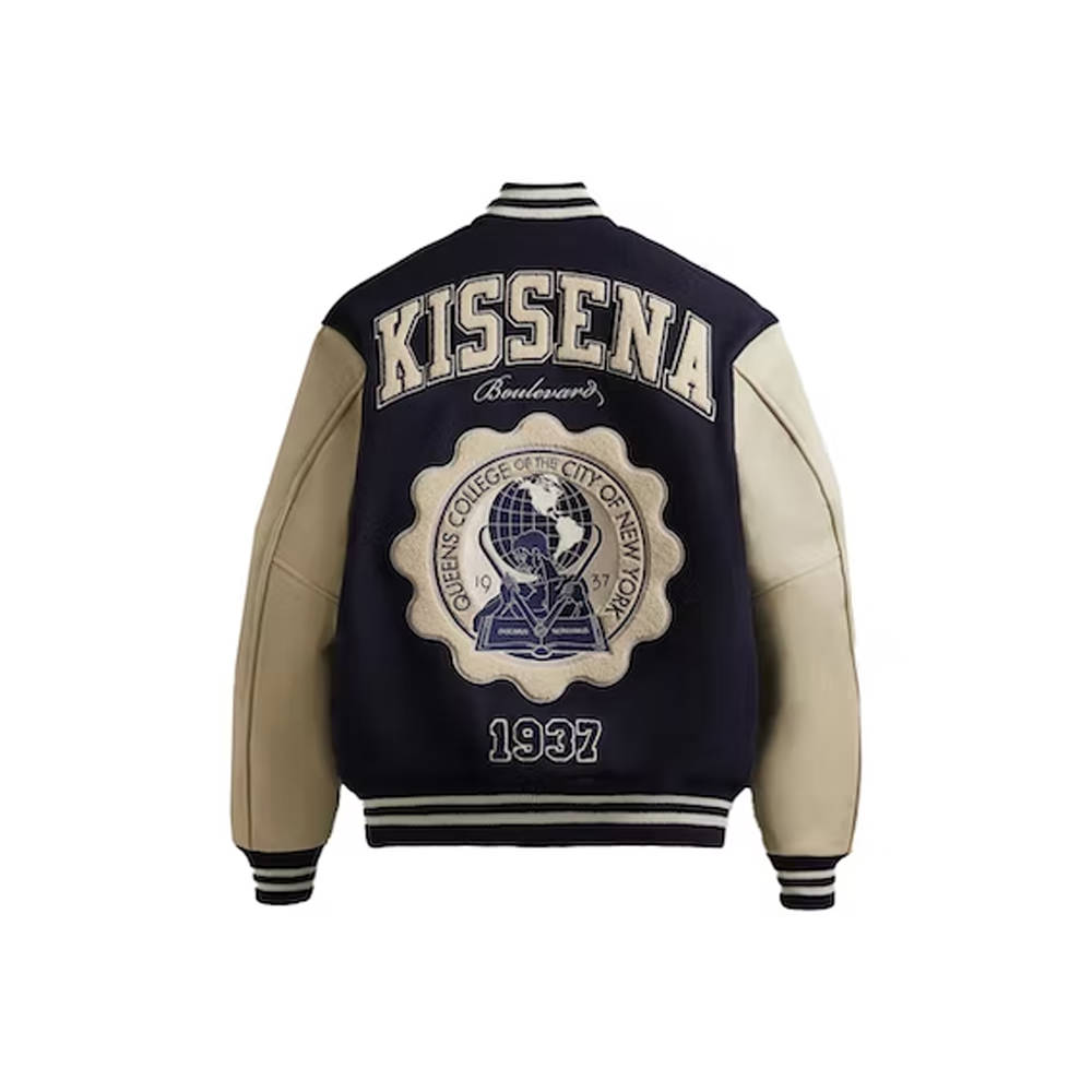 Kith Russell Athletic CUNY Queens College Golden Bear Jacket Nocturnal