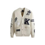 Kith Russell Athletic CUNY Queens College Cardigan Sandrift