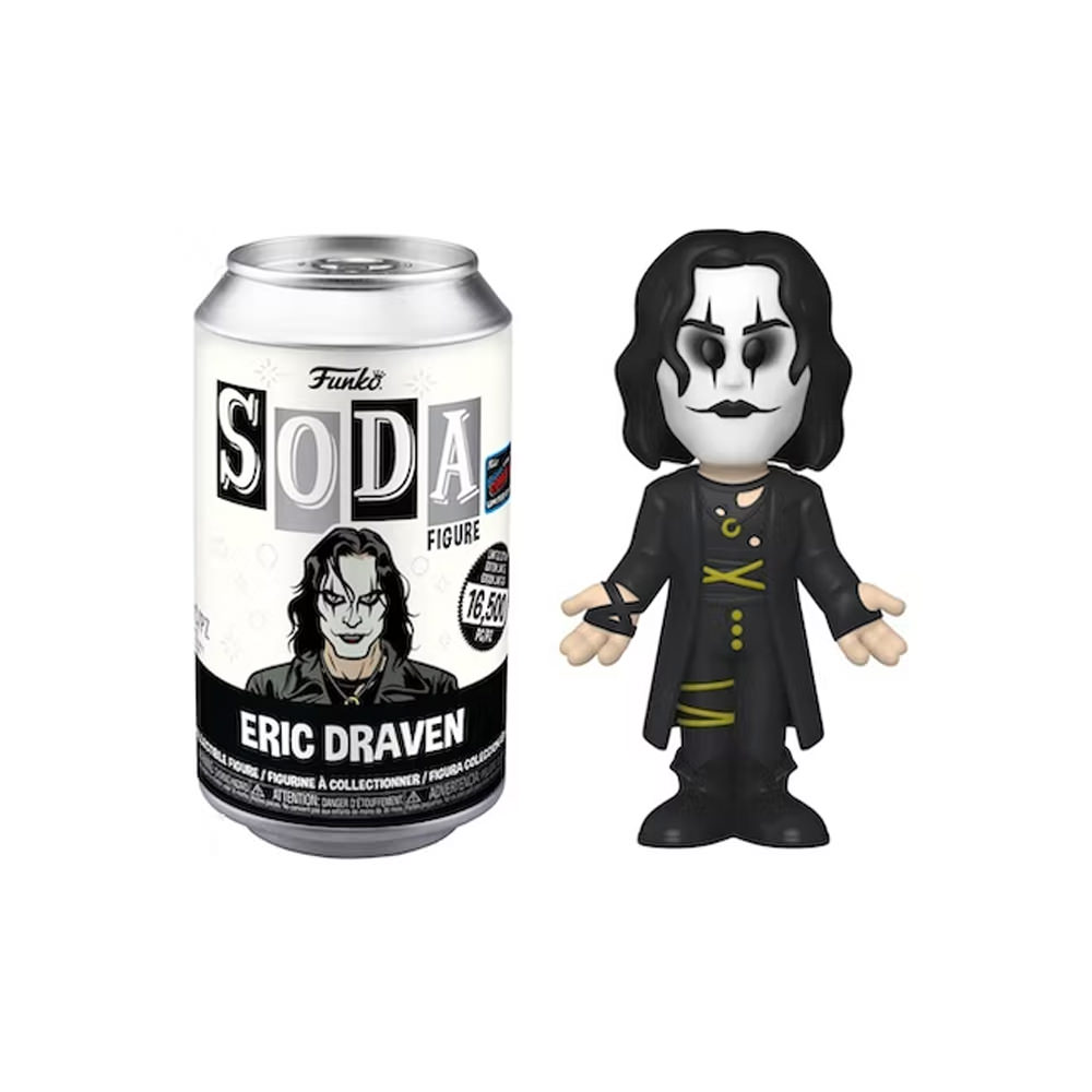 Funko Soda The Crow Eric Draven 2022 NYCC Exclusive Open Can Common Figure