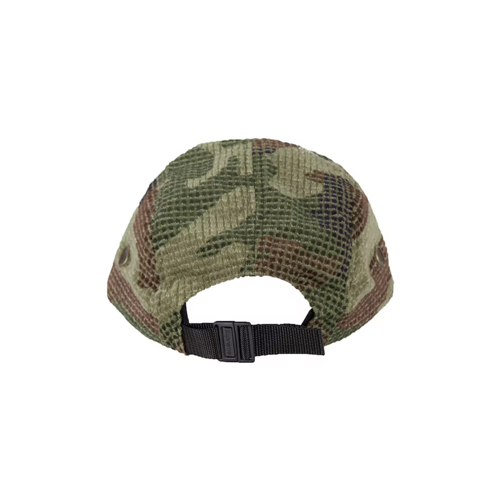 Supreme Camo Grid Velvet Camp Cap Woodland CamoSupreme Camo Grid