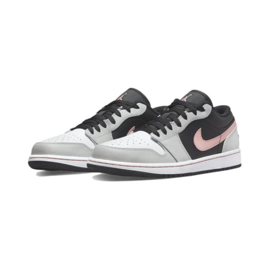 Jordan 1 Low Black Grey Pink