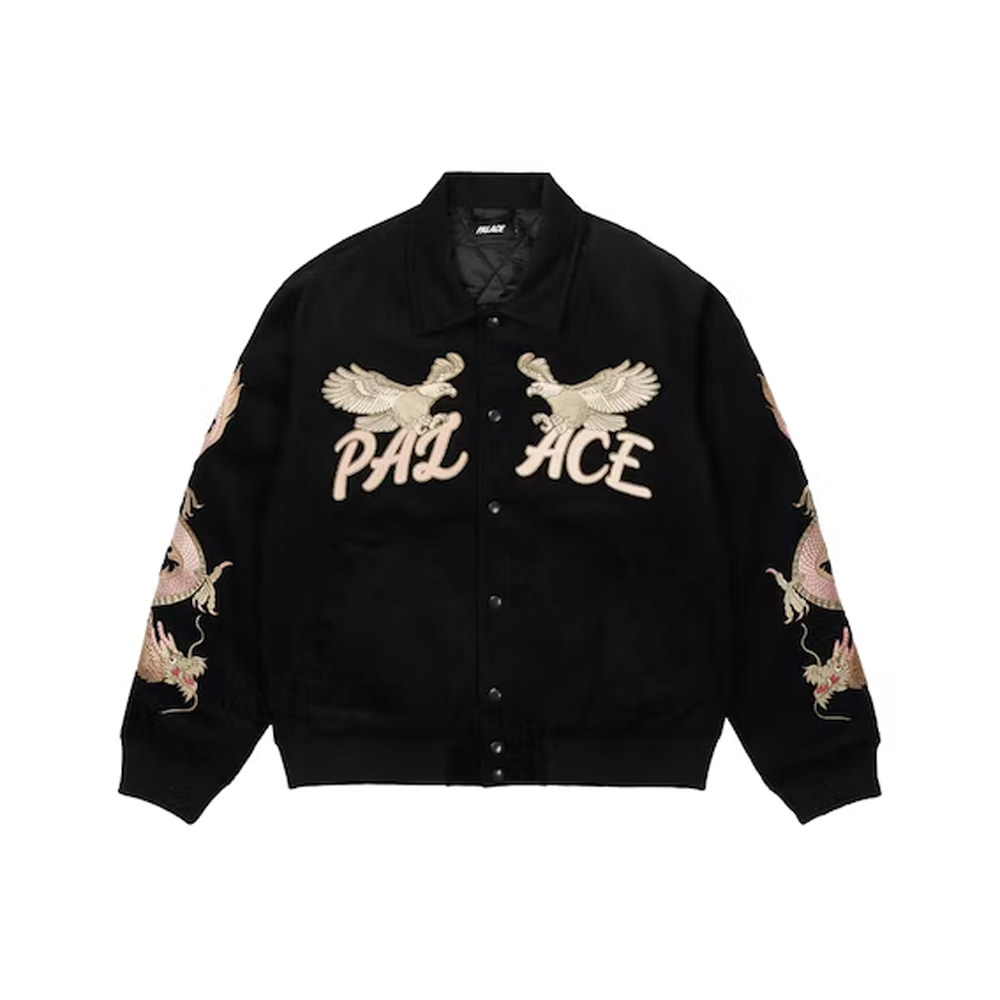 Palace Double Dragon Tour Jacket BlackPalace Double Dragon Tour