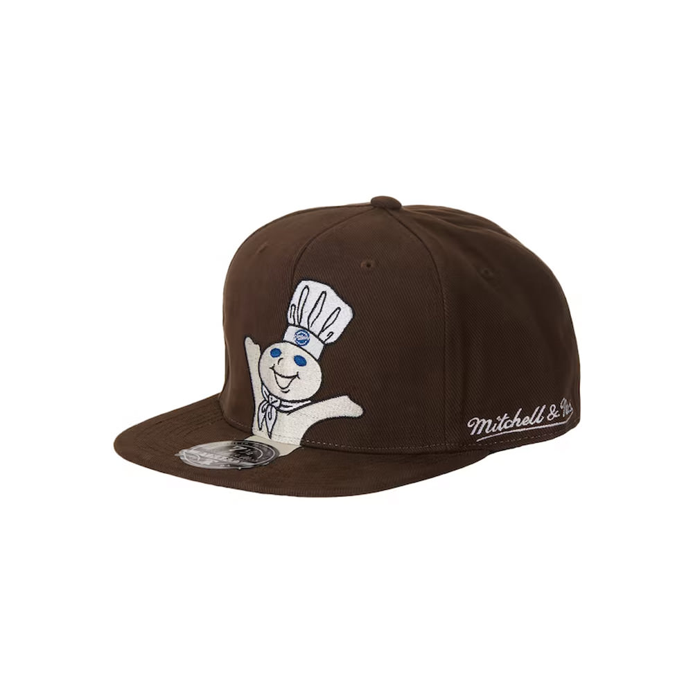 Supreme Mitchell & Ness Doughboy Fitted 6-Panel BrownSupreme