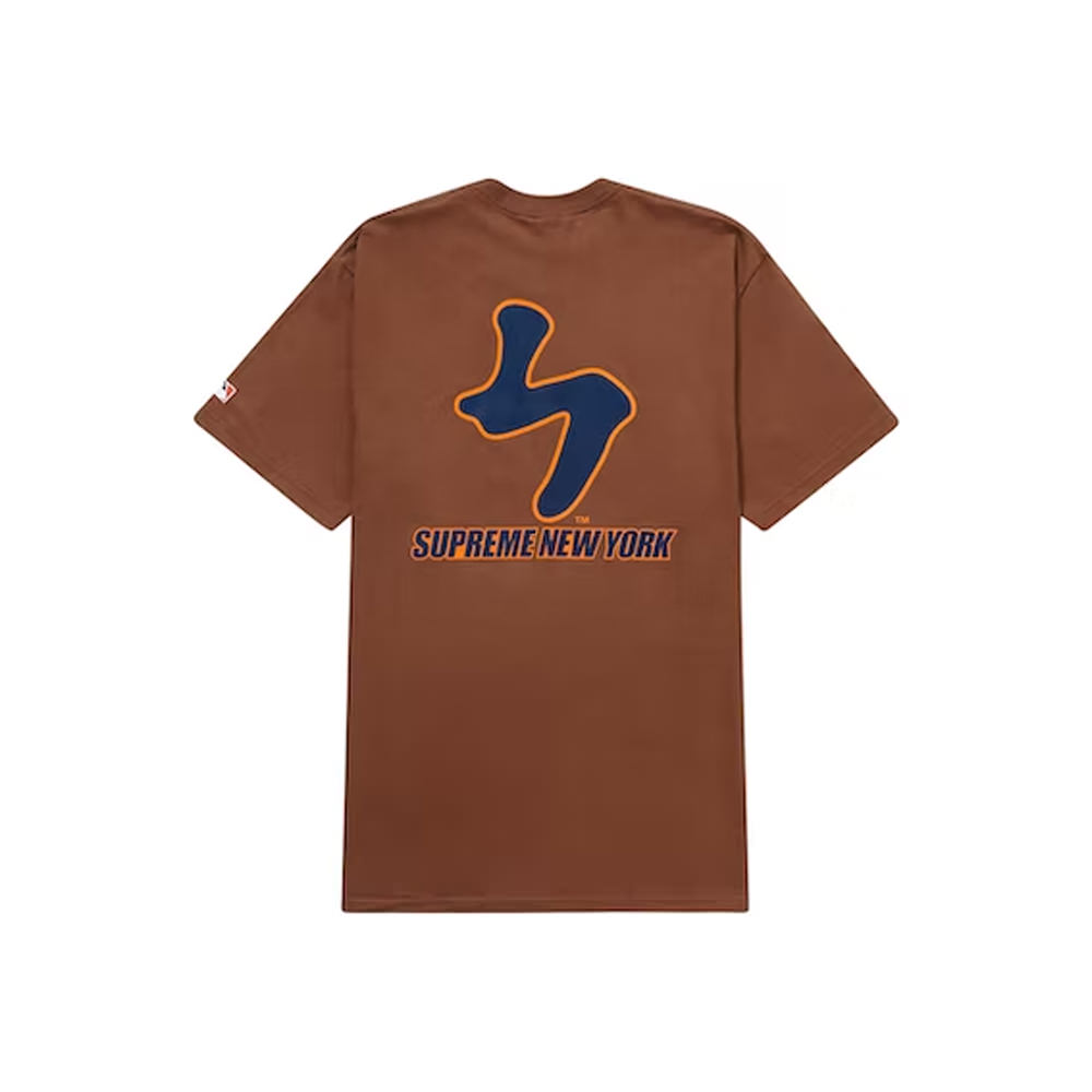 Supreme MLB New York Mets Kanji Teams Tee BrownSupreme MLB New York Mets  Kanji Teams Tee Brown - OFour