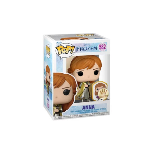 Funko Pop! Disney Frozen Anna with Pin Funko Shop Gold Label Exclusive Figure #582