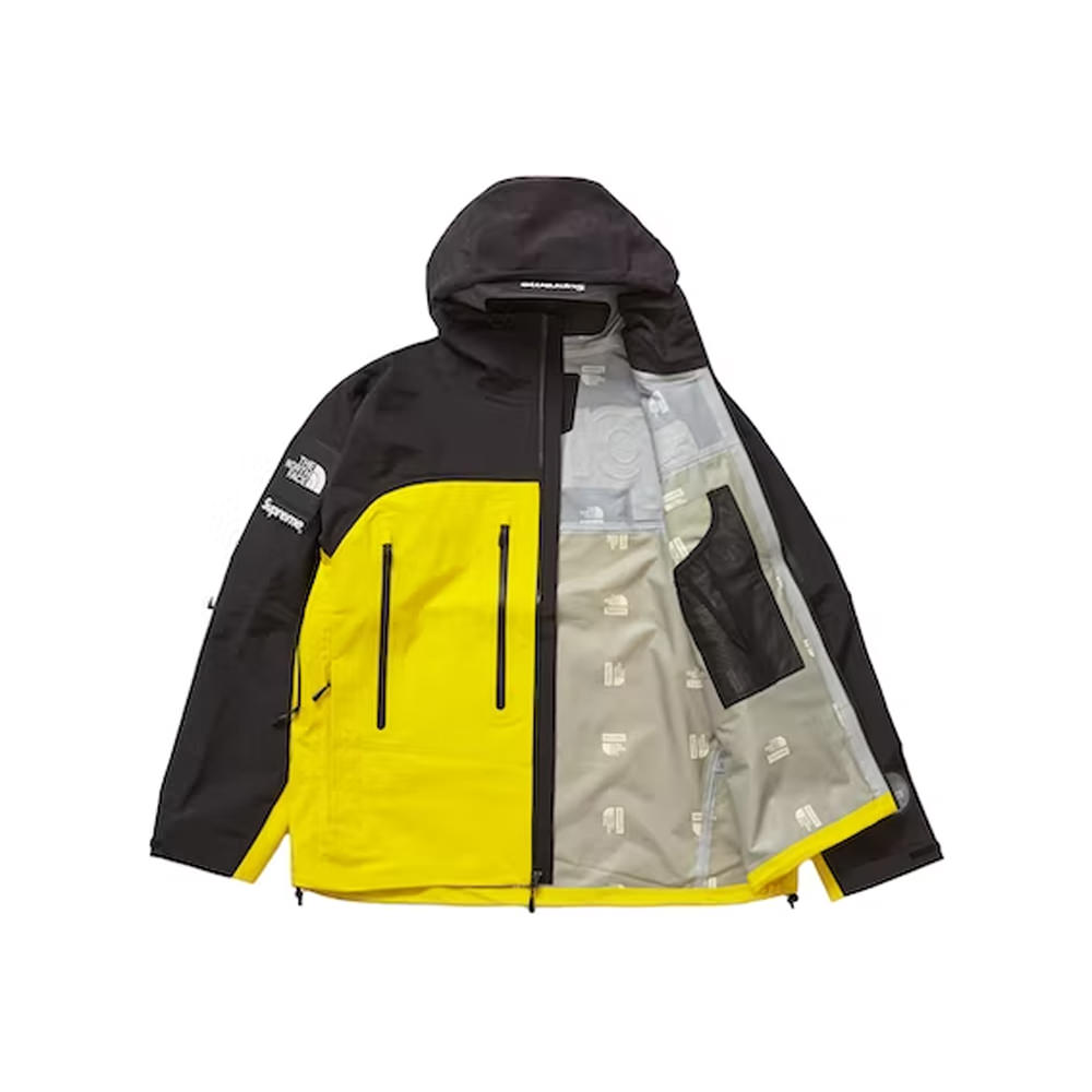 Supreme The North Face Taped Seam Shell Jacket YellowSupreme The North