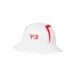 Palace Y-3 Bucket Hat White/Red