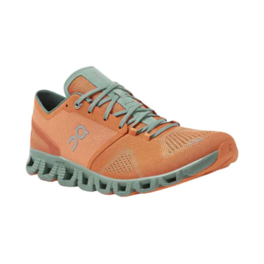 On Running Cloud X Orange Sea Green