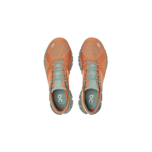 On Running Cloud X Orange Sea Green