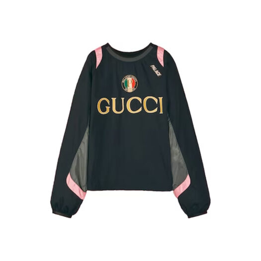Palace x Gucci Nylon Patches Track Jacket Black