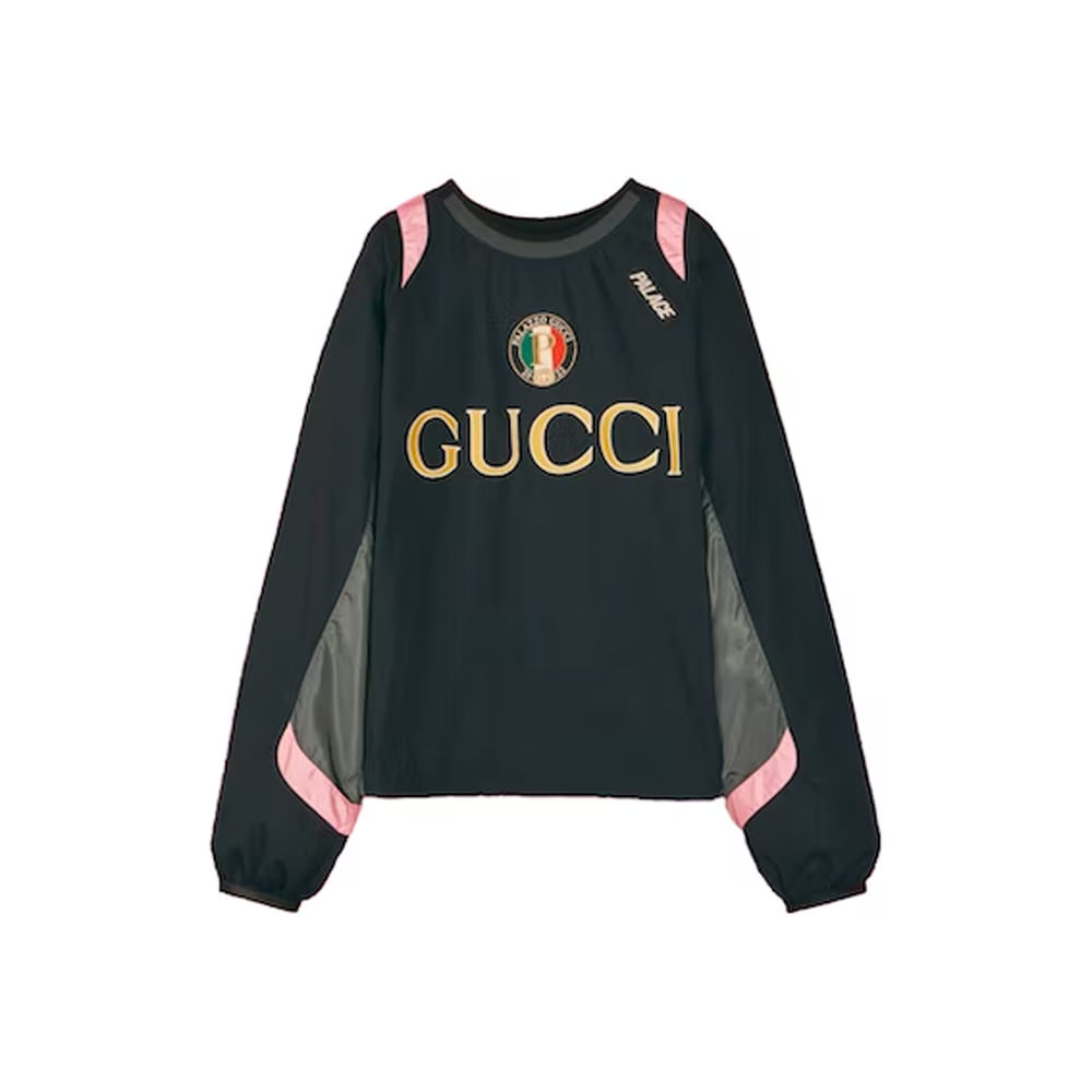 Gucci patch jacket hotsell