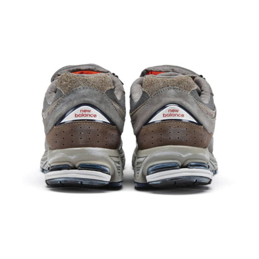 New Balance 2002R Grey Brown Pouch