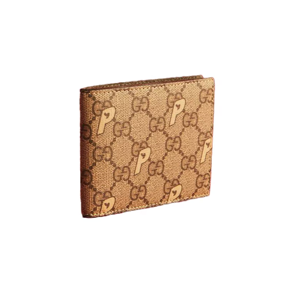 Palace x Gucci GG-P Bi-Fold Wallet BeigePalace x Gucci GG-P Bi-Fold ...