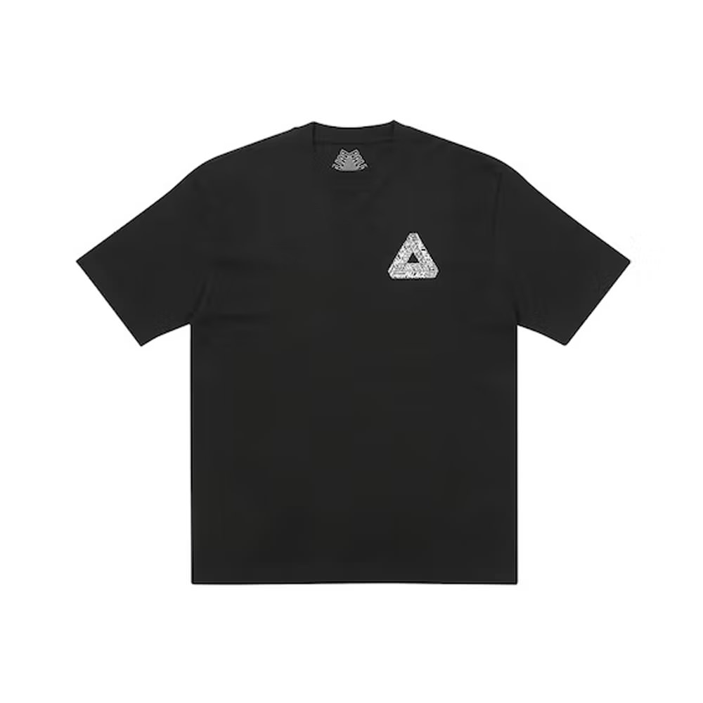 Palace Tri-Text T-Shirt BlackPalace Tri-Text T-Shirt Black - OFour