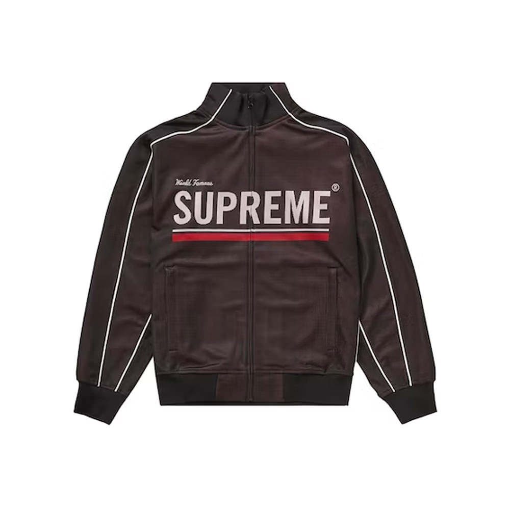 Supreme World Famous Jacquard Track Jacket BlackSupreme World