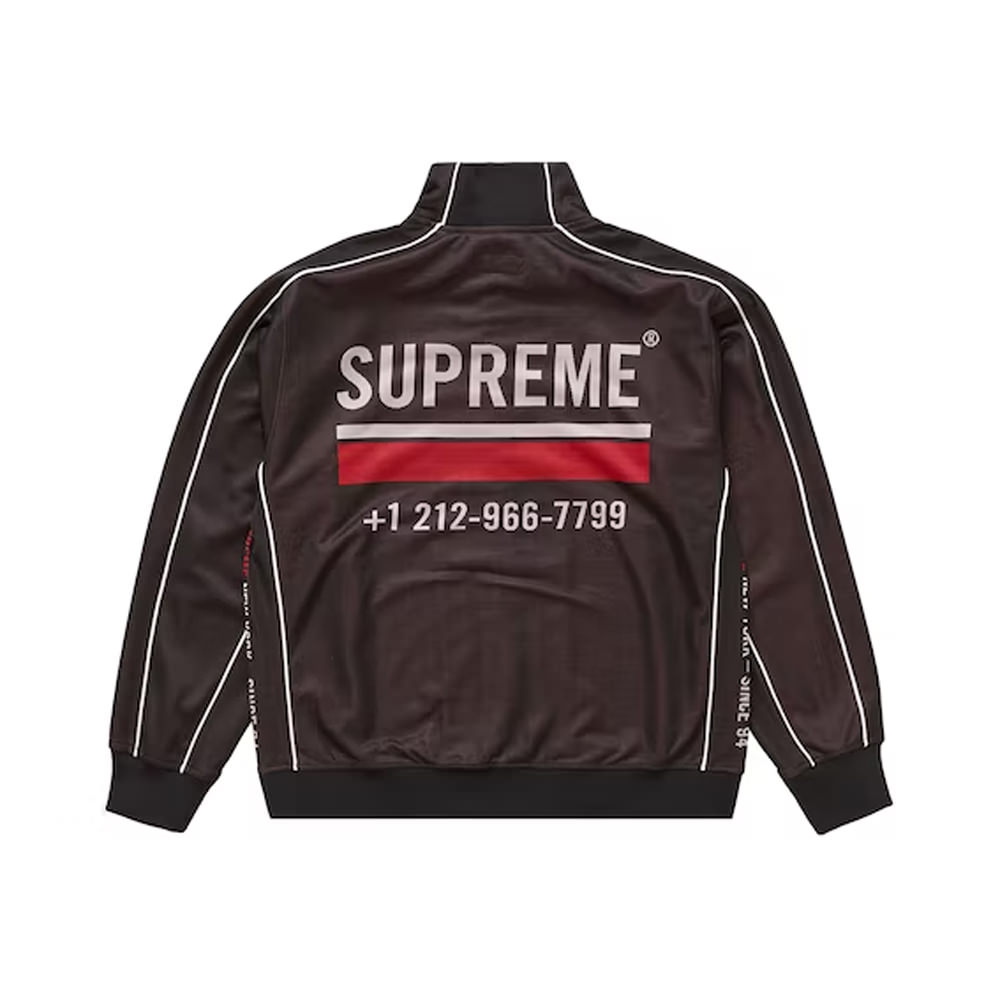 Supreme World Famous Jacquard Track Jacket BlackSupreme World