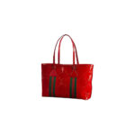 Palace x Gucci Embossed GG Jumbo Patent Leather Tote Bag Dark Red
