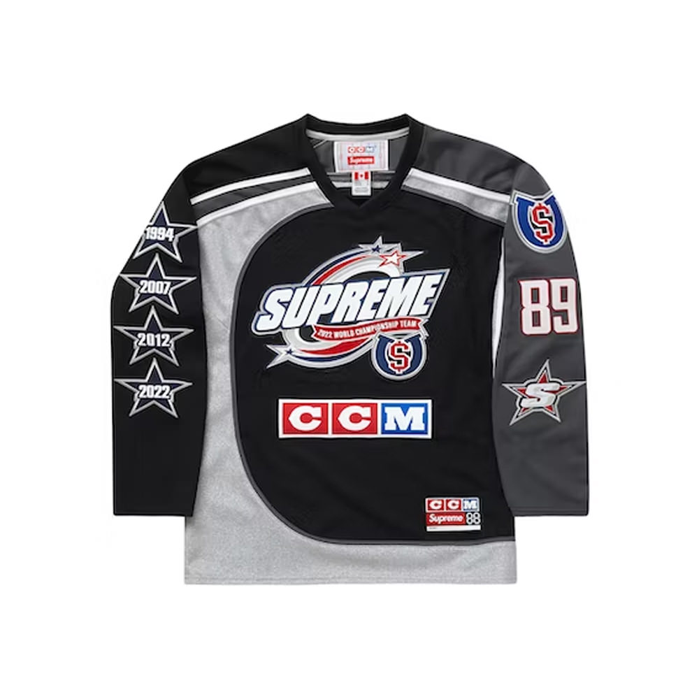 Supreme Gremlins Hockey Jersey Black Size LARGE 2022 Brand New with  packaging