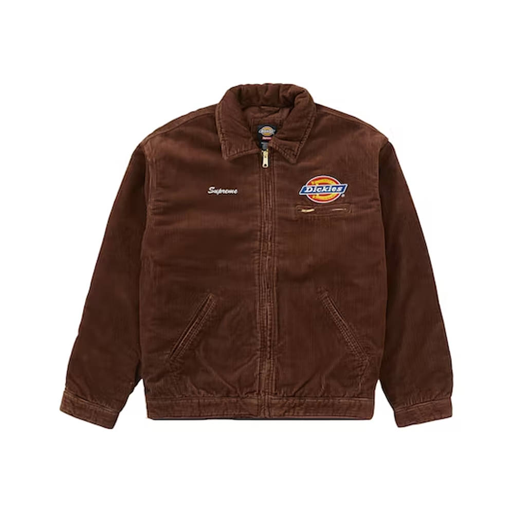 Supreme Dickies Corduroy Work Jacket BrownSupreme Dickies Corduroy Work ...