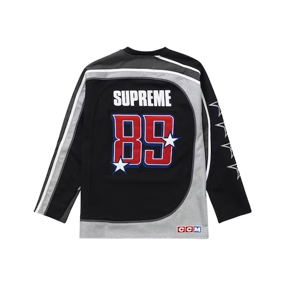 Buy Supreme Eagle Hockey Jersey 'Black' - SS22KN50 BLACK