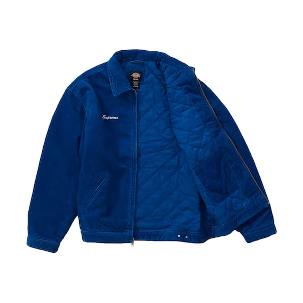 Supreme Dickies Corduroy Work Jacket Royal