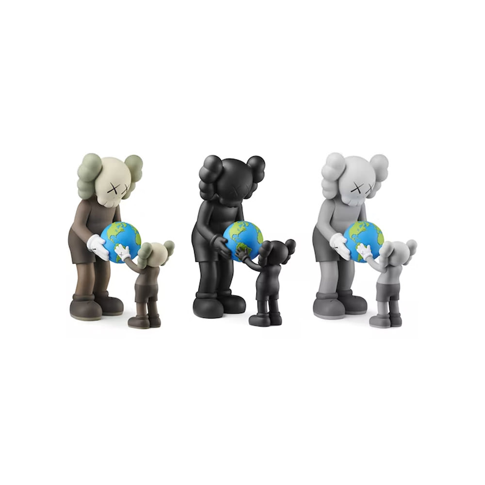 KAWS THE PROMISE Vinyl Figure Set Brown/Black/GreyKAWS THE PROMISE Vinyl  Figure Set Brown/Black/Grey - OFour