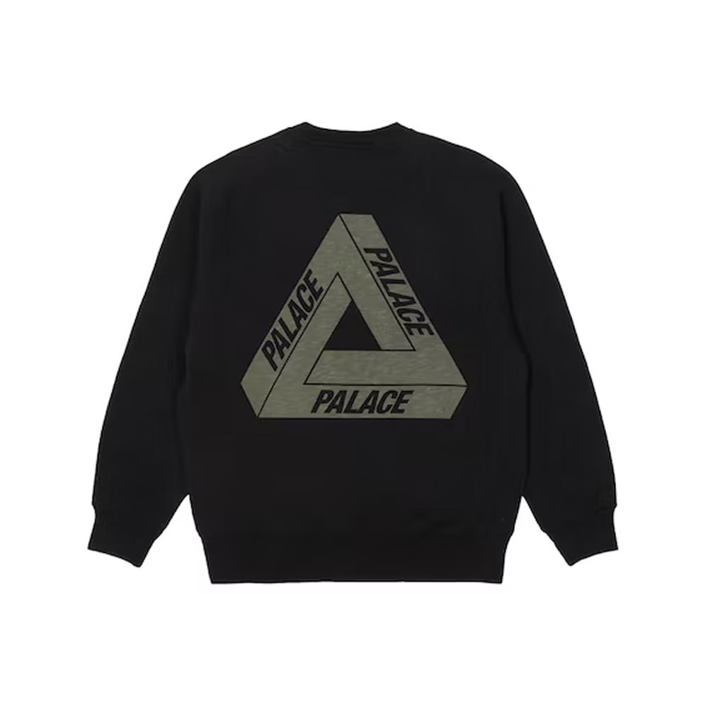 Palace Tri-Ferg Slub Crew Black