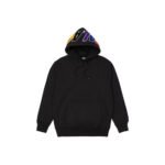 Palace Spell Out Chenille Hood Black