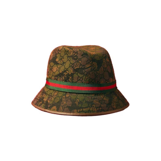 Palace x Gucci GG-P Canvas Web Logo Fedora Camouflage