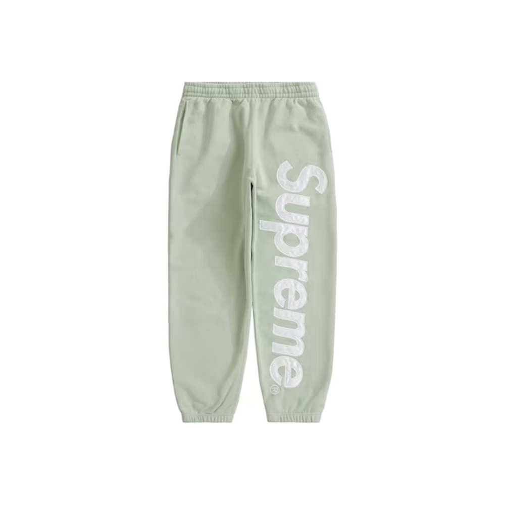 トップスSupreme Satin Appliqu Sweatpant スウェット L - www