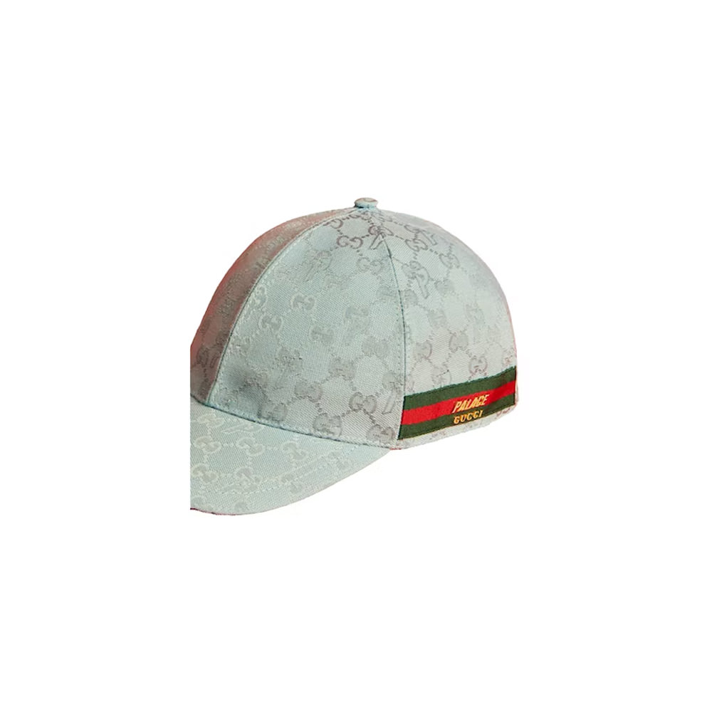 Buy Gucci x Palace GG-P Canvas Baseball Hat 'Pale Blue' - 726076