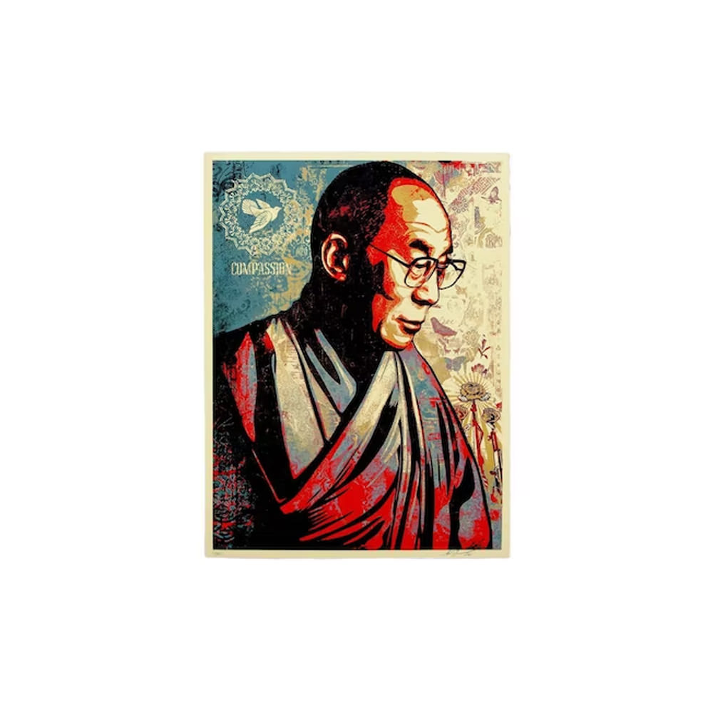 Shepard Fairey Dalai Lama Compassion Print (Signed, Edition of 500)