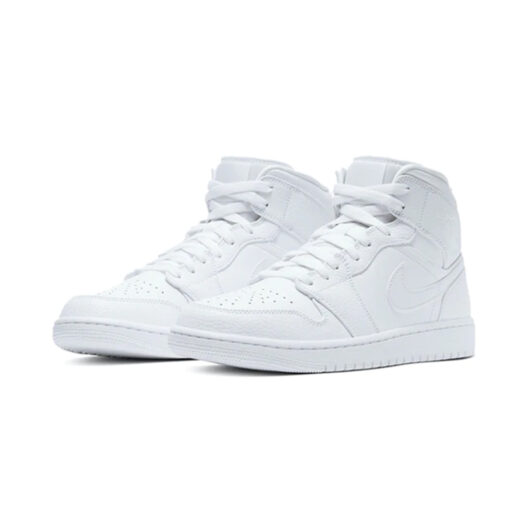 Jordan 1 Mid Triple White 2.0 (2020)