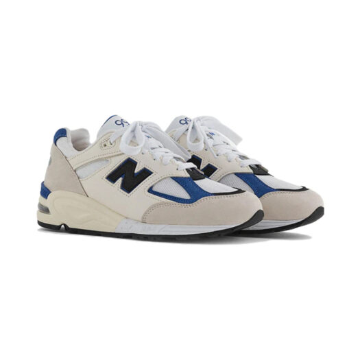 New Balance 990v2 MiUSA White Blue