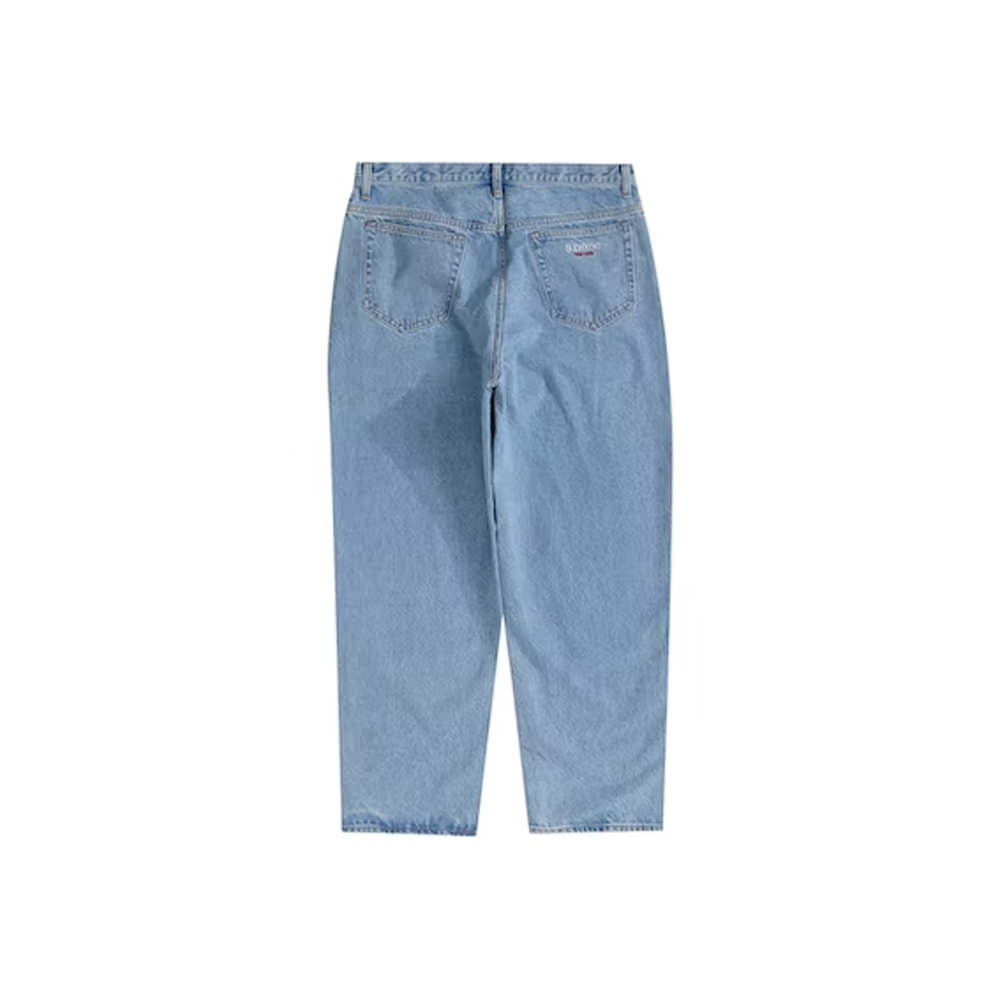 【ブルー】 supreme baggy Jean washed blue 32 カラー