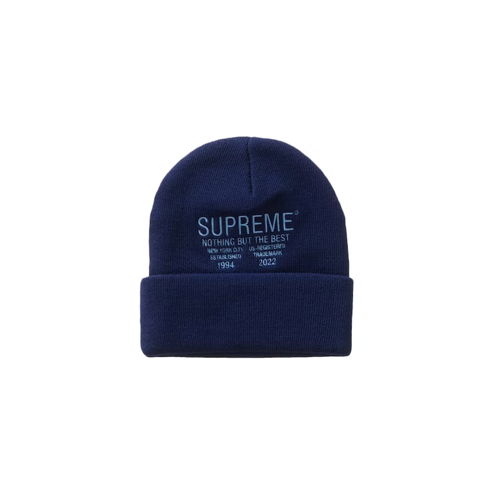 Supreme Nothing But Beanie NavySupreme Nothing But Beanie Navy - OFour