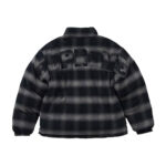 Supreme Flannel Reversible Puffer Jacket Black