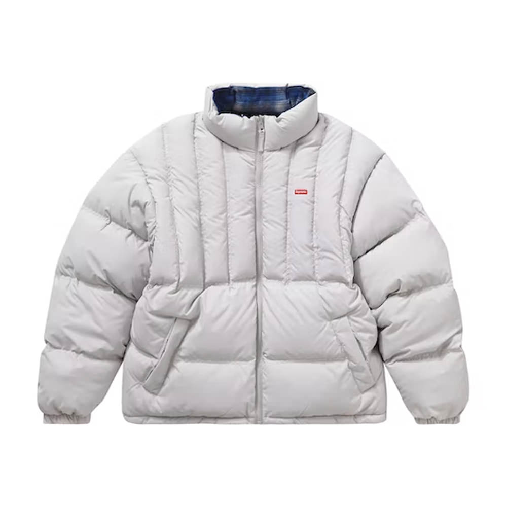 Supreme reversible cheap puffer jacket