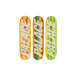 Palace x Gucci Multicolor Skateboard Deck Set Stripes/Waves
