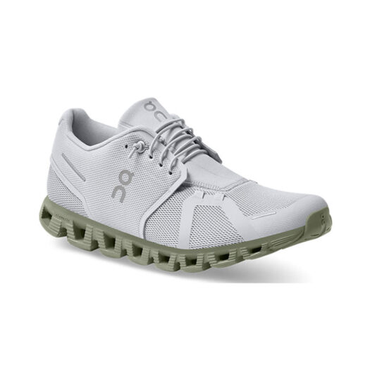 On Running Cloud 5 Glacier Grey Reseda Green