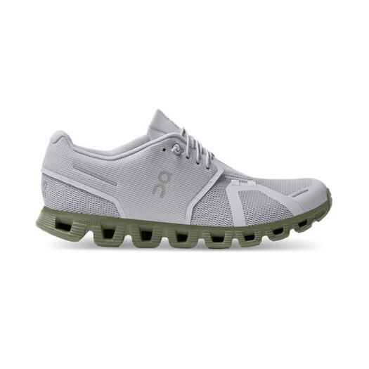 On Running Cloud 5 Glacier Grey Reseda Green