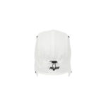Palace Grid Fleece Reversible Earflap Hat White