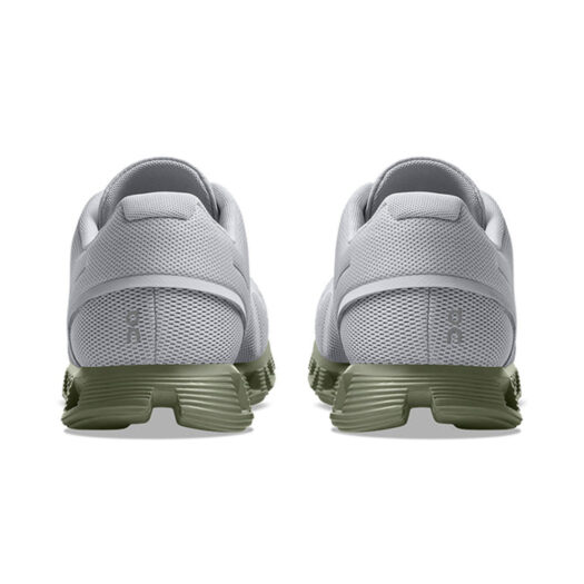 On Running Cloud 5 Glacier Grey Reseda Green