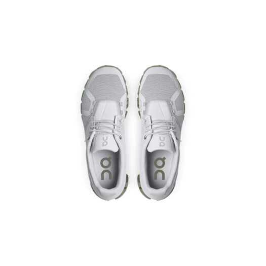 On Running Cloud 5 Glacier Grey Reseda Green