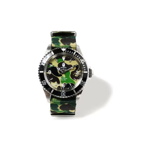 BAPE ABC Belt Type 1 Bapex Watch Green