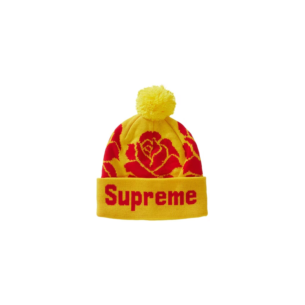 Supreme Rose Beanie Yellow