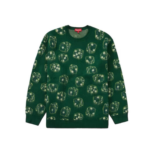 Supreme Dice Sweater Green