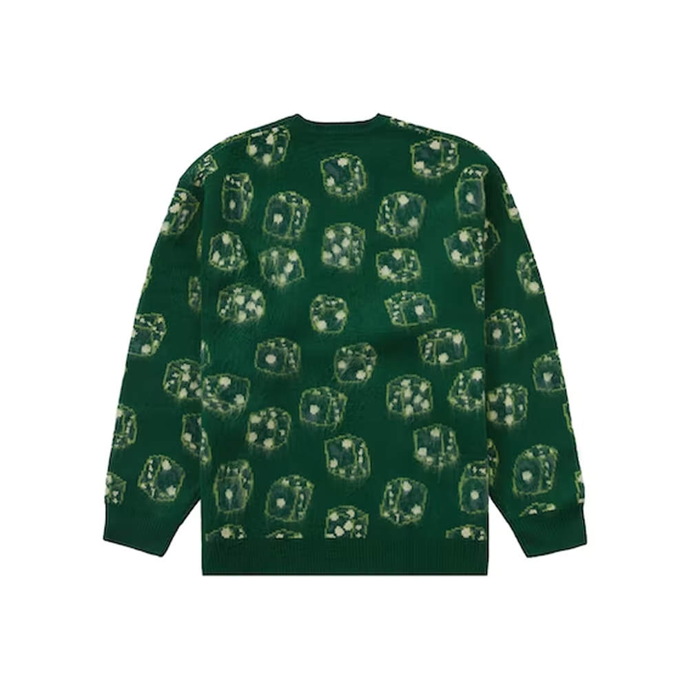 Supreme Dice Sweater GreenSupreme Dice Sweater Green - OFour