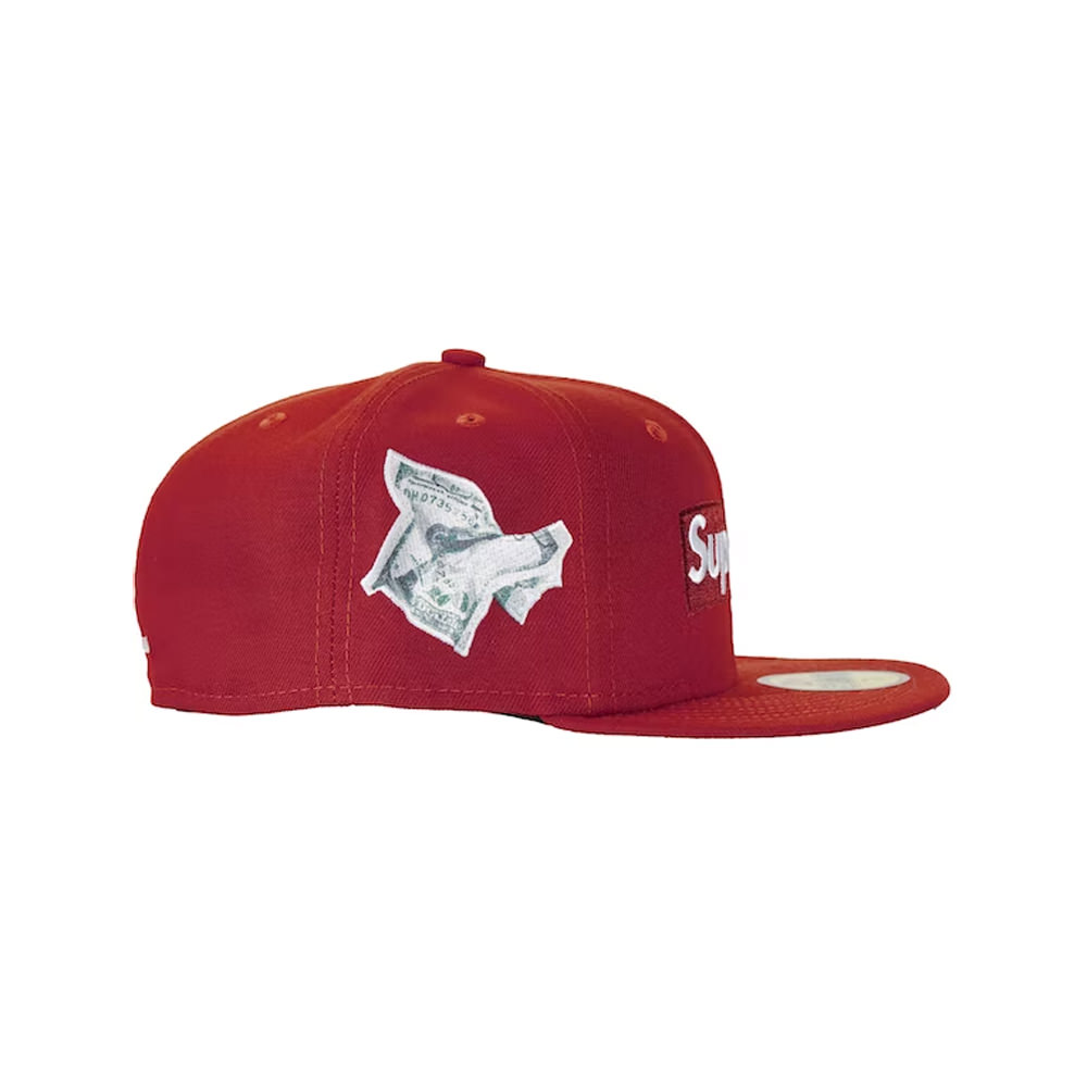 Supreme Money Box Logo New Era RedSupreme Money Box Logo New Era