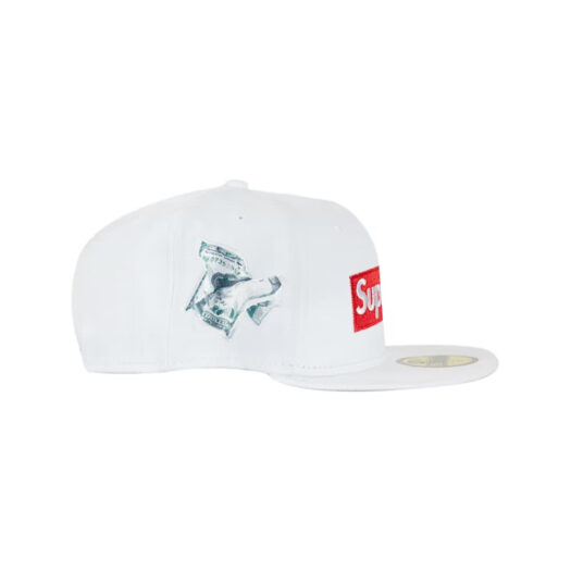 Supreme Money Box Logo New Era White
